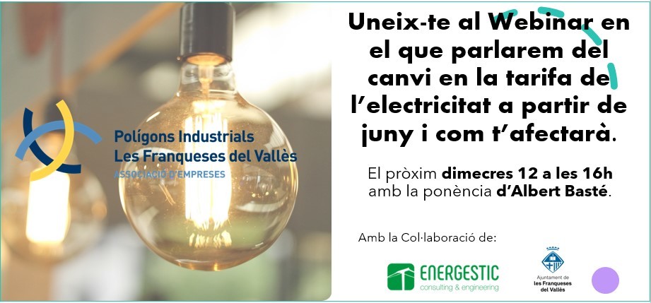 Webinar Canvi Tarifa Electricitat 