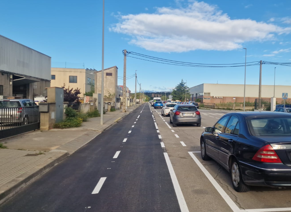 Carril bici a Pla de Llerona