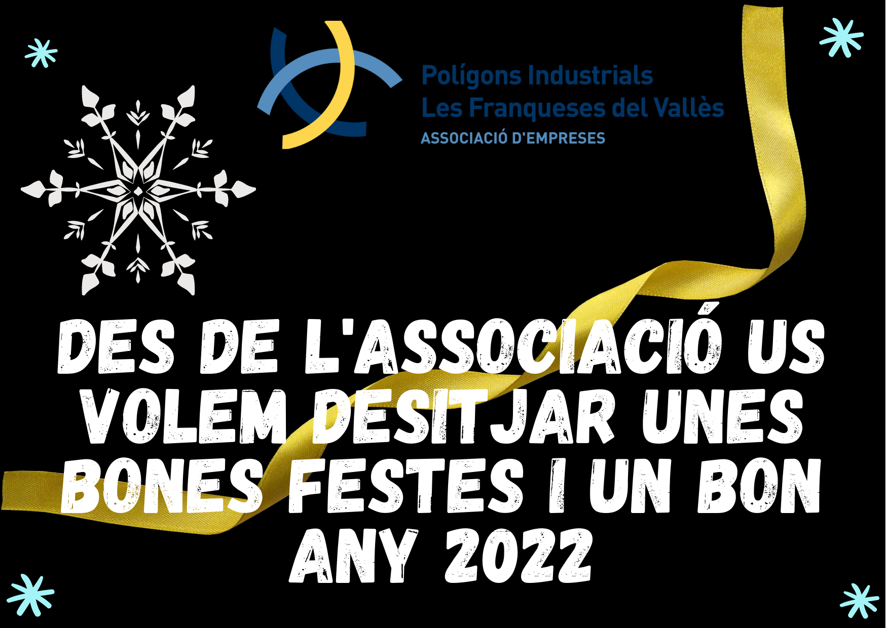 L'Associació us desitja unes bones festes i un bon any 2022!