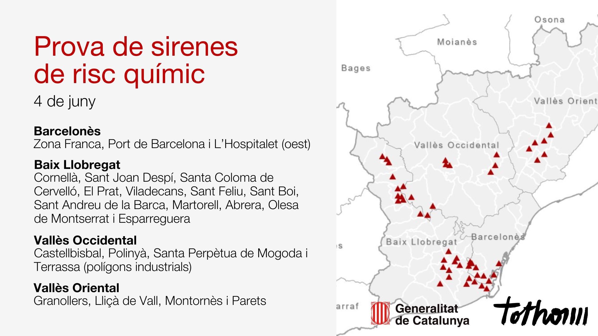 Prova de sirenes de risc qumic